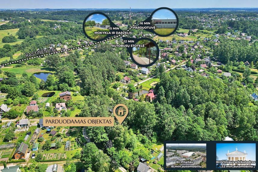 Parduodamas namas Spindulių 2-oji g., Rastinėnų k., Vilniaus r. sav., 94.7 m2 ploto, 2 aukštai 28