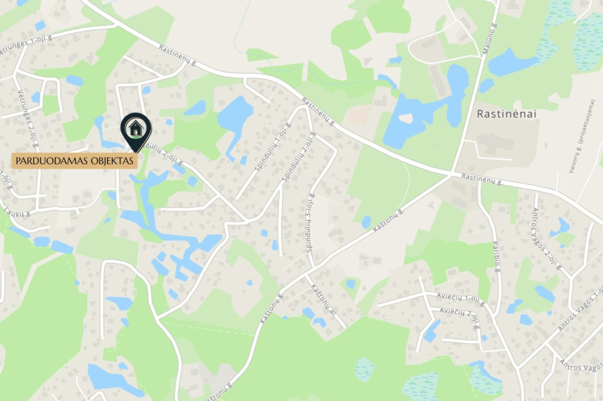 Parduodamas namas Spindulių 2-oji g., Rastinėnų k., Vilniaus r. sav., 94.7 m2 ploto, 2 aukštai 34