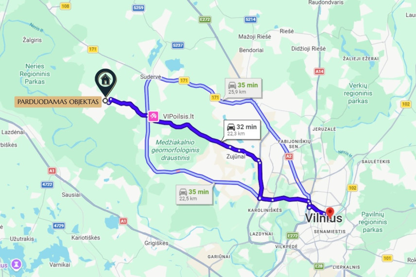 Parduodamas namas Spindulių 2-oji g., Rastinėnų k., Vilniaus r. sav., 94.7 m2 ploto, 2 aukštai 36