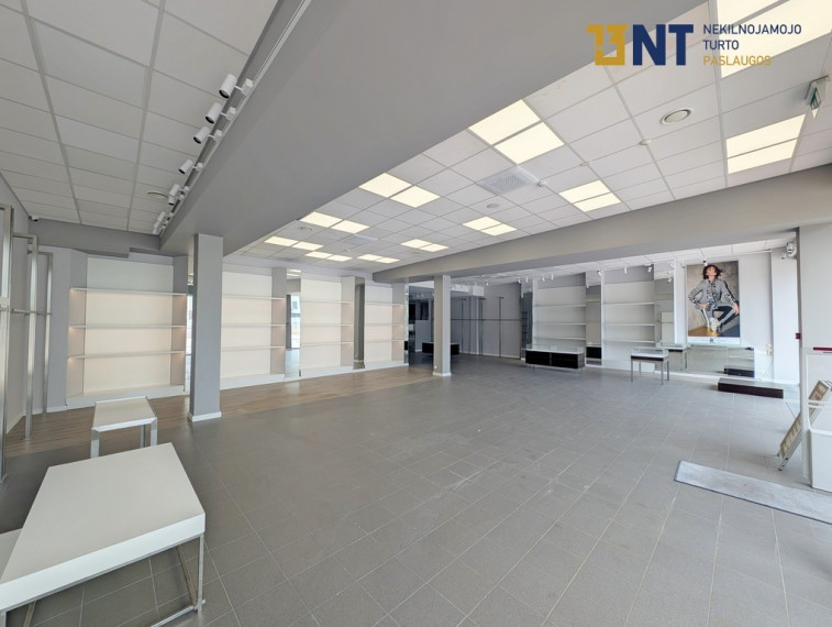 KOMERCINĖS-PREKYBOS PATALPOS ŠIAULIŲ CENTRE, SU RAMPA 5