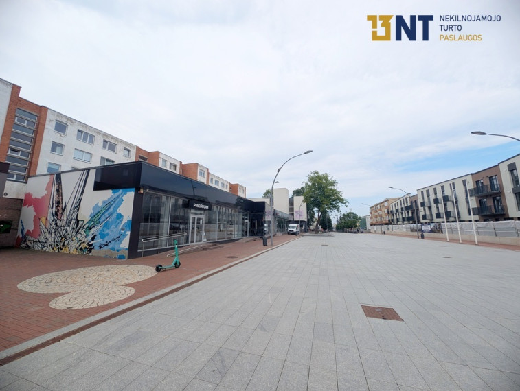 KOMERCINĖS-PREKYBOS PATALPOS ŠIAULIŲ CENTRE, SU RAMPA 31