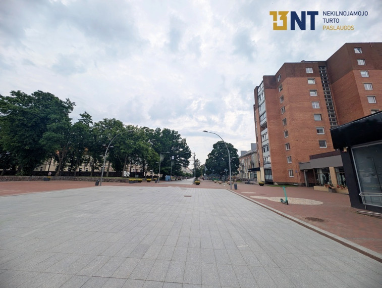 KOMERCINĖS-PREKYBOS PATALPOS ŠIAULIŲ CENTRE, SU RAMPA 33