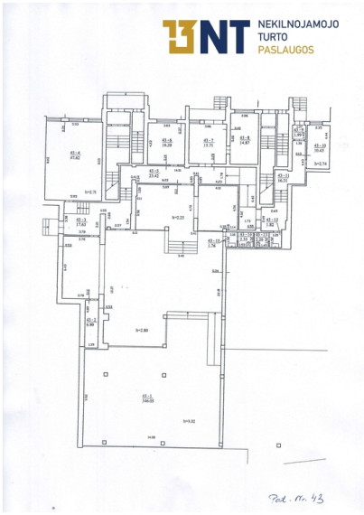 KOMERCINĖS-PREKYBOS PATALPOS ŠIAULIŲ CENTRE, SU RAMPA 35
