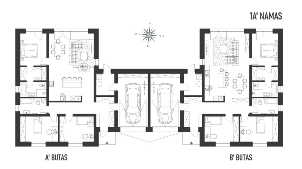 Parduodamas namas Kalvų g., Papiškių k., Vilniaus r. sav., 140 m2 ploto, 1 aukštai 7