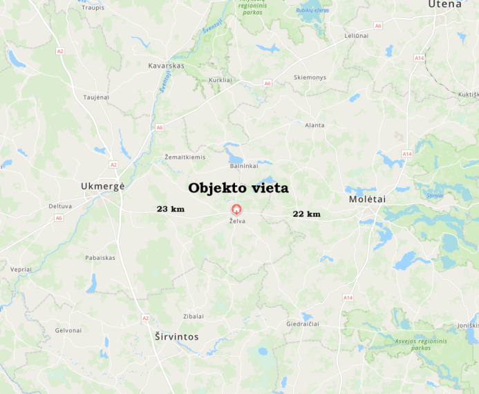 Parduodamos patalpos Vilniaus g., Želvos mstl., Ukmergės r. sav., 210.08 m² ploto 12