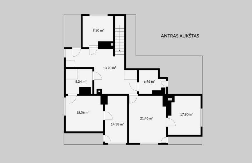 Parduodamos kitos paskirties, paslaugų, prekybos patalpos Nepriklausomybės g., Tenenių mstl., Šilalės r. sav., 845.37 m2 ploto 21
