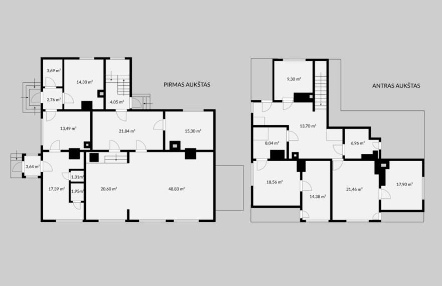 Parduodamos kitos paskirties, paslaugų, prekybos patalpos Nepriklausomybės g., Tenenių mstl., Šilalės r. sav., 845.37 m2 ploto 22