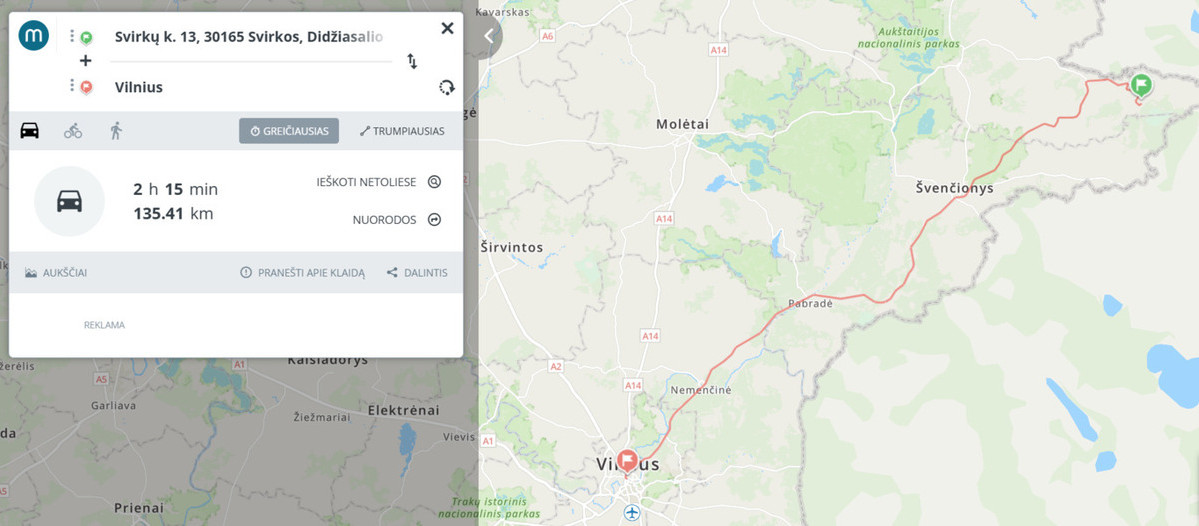 Parduodamas namas su pakrante ir 6,6 ha sklypu, Svirkų k. 12