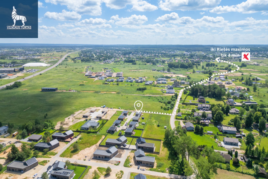 Parduodamas namas Vilniaus r. sav., Dvariškių vs., Aronijų, 93.4 m2 ploto, 1 aukštai 12