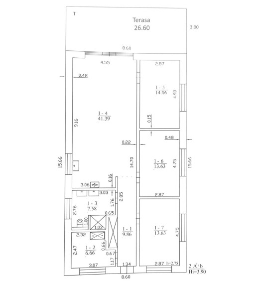 Parduodamas namas Teleičių k., Kauno r. sav., 132.00 m² ploto 4 kambariai 55