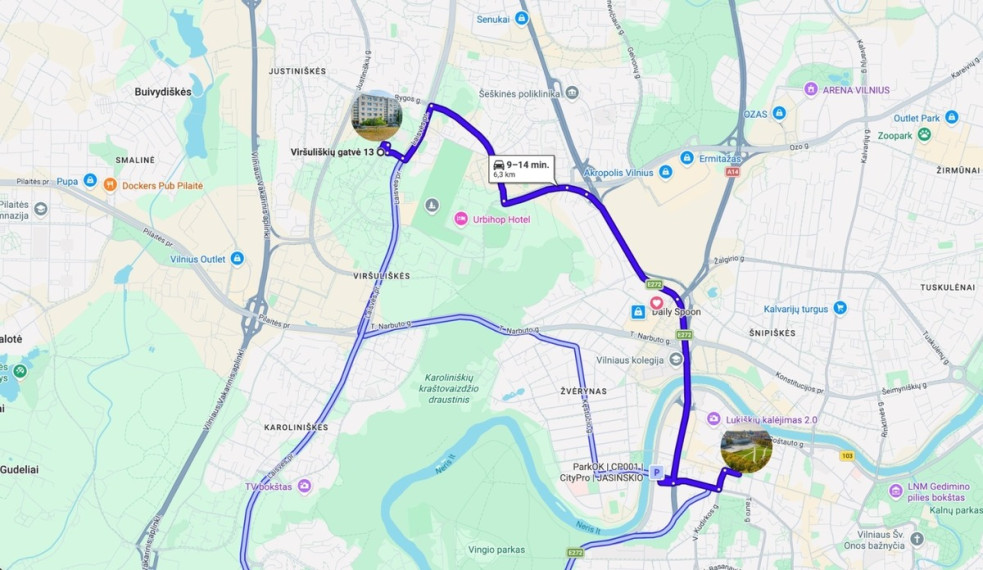 Parduodamas butas Viršuliškių g., Vilniaus m., Vilniaus m. sav., 61.45 m2 ploto, 3 kambariai 38
