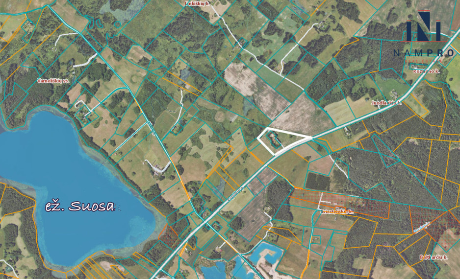Anykščių raj., Jurgiškio kaime, parduodamas vienkiemis su 3,85 ha sklypu 50