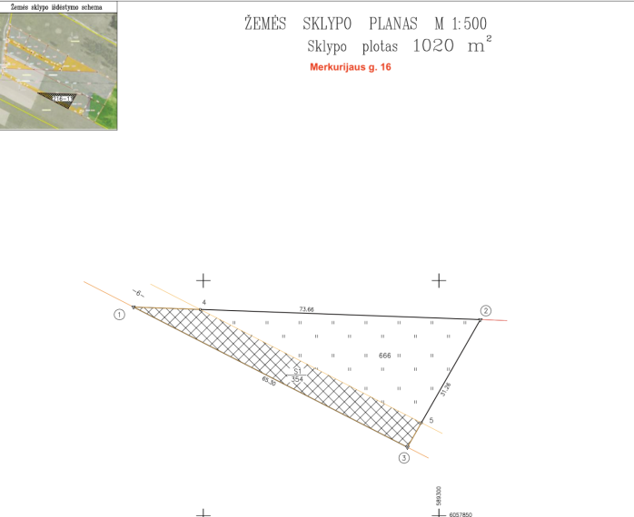 Parduodamas sklypas Merkurijaus g., Pakalniškių k., Vilniaus r. sav., 10 a ploto 11
