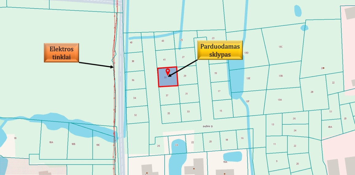 Parduodamas kitos paskirties sklypas Pelkių g., Utenos m., Utenos r. sav., 4.95 a ploto 3