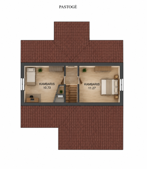 Parduodamas namas Kranto g., Skaisterių k., Vilniaus r. sav., 100.14 m² ploto 5 kambariai 36