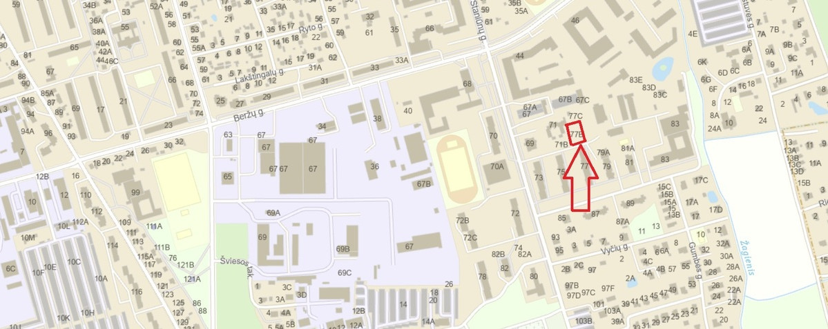 Parduodamas kitos paskirties sklypas Staniūnų g., Panevėžio m., Panevėžio m. sav., 6 a ploto 2