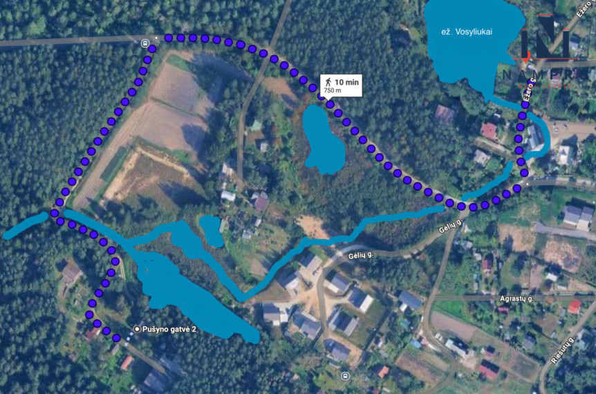 Parduodamas namas Pušyno g., Vosyliukai, 84.86 kv.m ploto, 2 aukštai 24