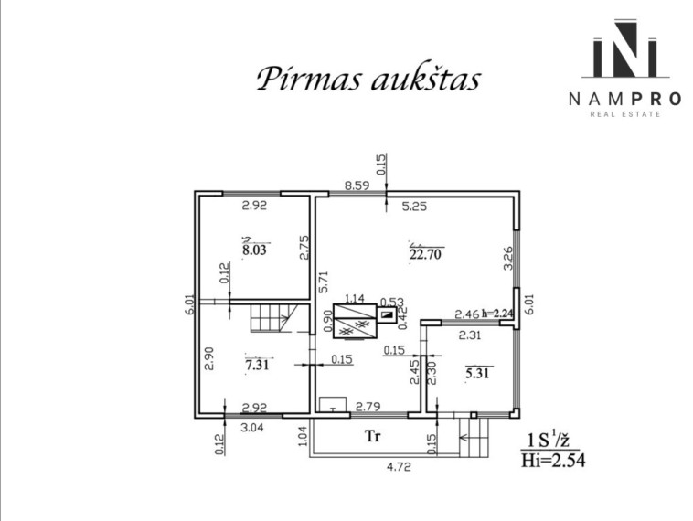 Parduodamas namas Pušyno g., Vosyliukai, 84.86 kv.m ploto, 2 aukštai 26