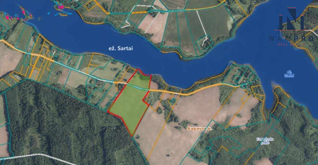 Parduodamas sklypas Ragava, 1072.95 a ploto 8