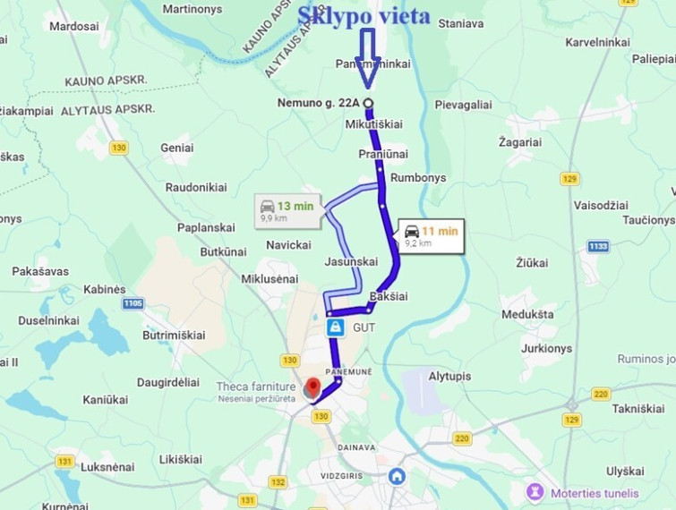 Parduodamas kitos paskirties sklypas Nemuno g., Panemuninkų k., Alytaus r. sav., 18.57 a ploto 9