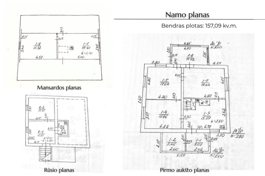 Parduodamas namas Panendrės g., Bikūnų k., Utenos r. sav., 157.09 m2 ploto, 2 aukštai 4