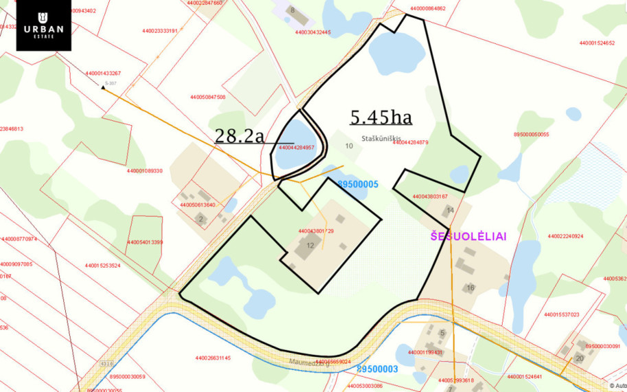 Parduodamas sklypas Maumedžio g., Staškūniškis, 573.58 a ploto 3
