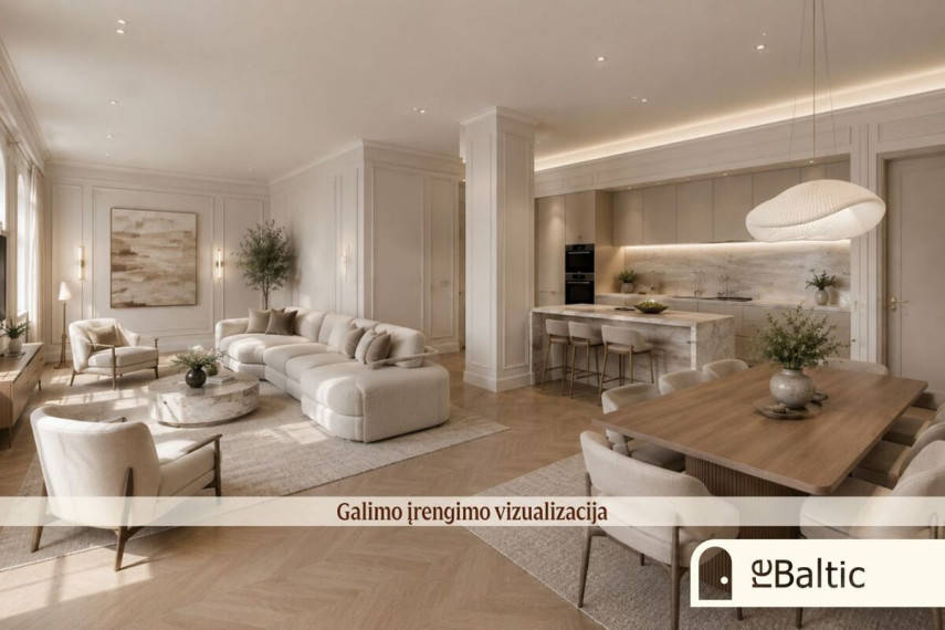 Parduodamas butas Visų Šventųjų g., Vilniaus m., Vilniaus m. sav., 310 m2 ploto, 5 kambariai 8