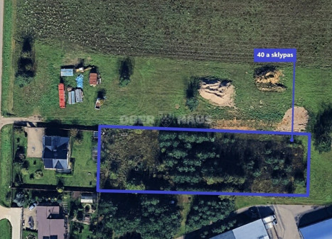 Parduodamas namų valdos paskirties sklypas Rasytės g., Trušelių k., Klaipėdos r. sav., 40 a ploto Parduodamas namų valdos paskirties sklypas Rasytės g., Trušelių k., Klaipėdos r. sav., 40 a ploto