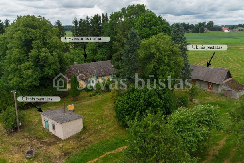 Parduodamas namas Linkiškių k., Kupiškio r. sav., 95.78 m2 ploto, 1 aukštai 3