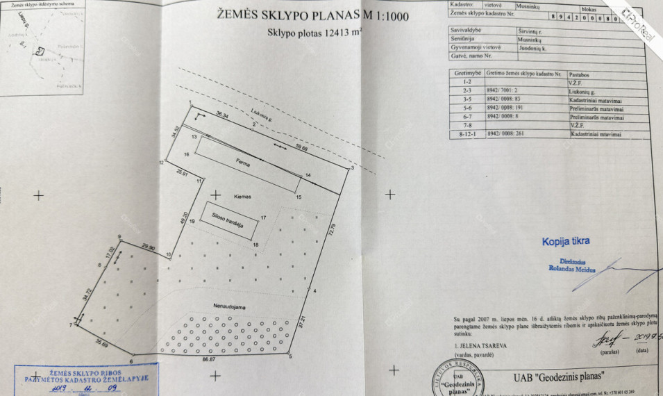 Parduodamas namas Širvintų r. sav., Musninkų sen., 569 m2 ploto, 1 aukštai 20