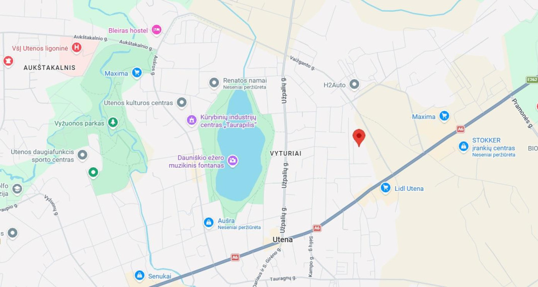 Parduodamas butas Vaižganto g., Dauniškio, Utenos m., Utenos r. sav., 25.63 m² ploto 1 kambarys 10
