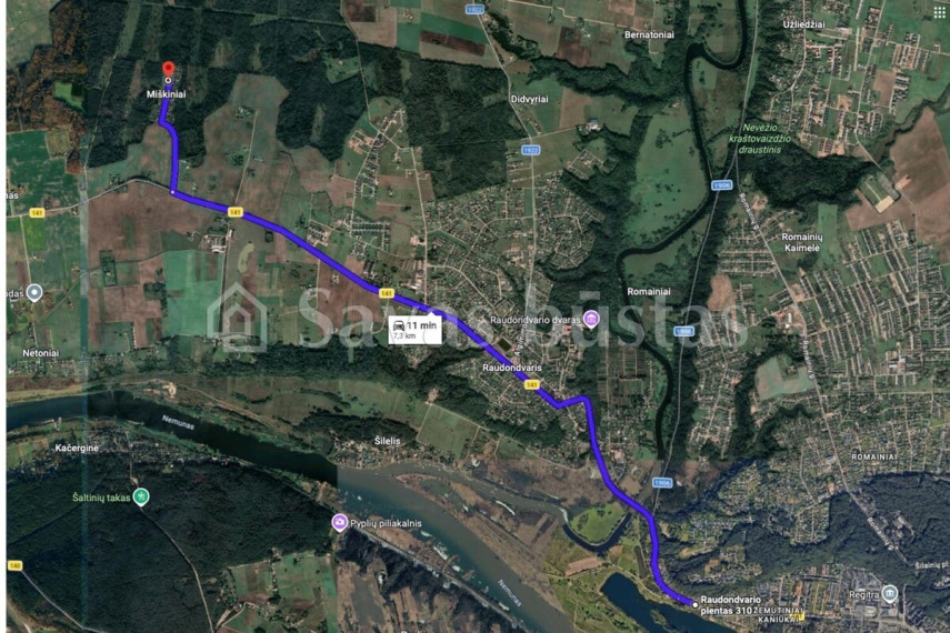 Parduodamas namas Paparčių g., Miškinių k., Kauno r. sav., 62.69 m2 ploto, 1 aukštai 10