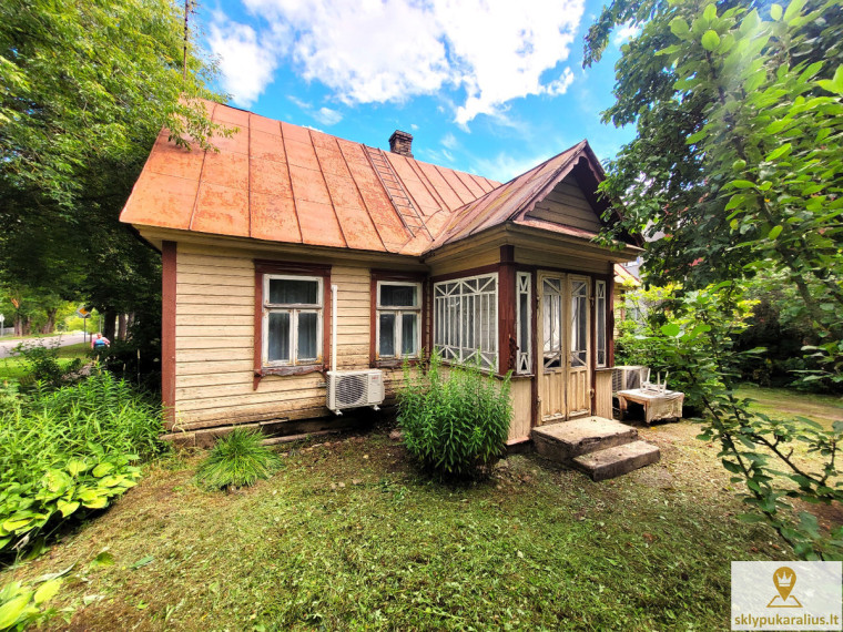 Parduodamas namas S. Nėries g., Zarasų m., Zarasų r. sav., 71.13 m2 ploto, 1 aukštai 1