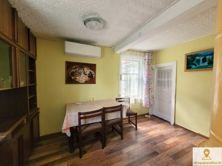 Parduodamas namas S. Nėries g., Zarasų m., Zarasų r. sav., 71.13 m2 ploto, 1 aukštai 14