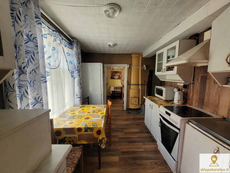 Parduodamas namas S. Nėries g., Zarasų m., Zarasų r. sav., 71.13 m2 ploto, 1 aukštai 16