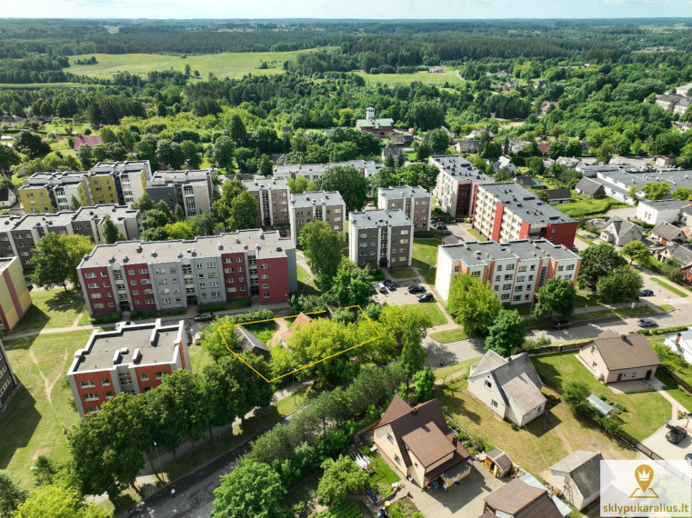 Parduodamas namas S. Nėries g., Zarasų m., Zarasų r. sav., 71.13 m2 ploto, 1 aukštai 20
