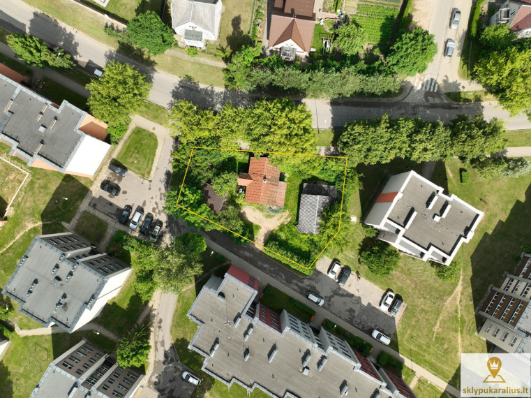 Parduodamas namas S. Nėries g., Zarasų m., Zarasų r. sav., 71.13 m2 ploto, 1 aukštai 23
