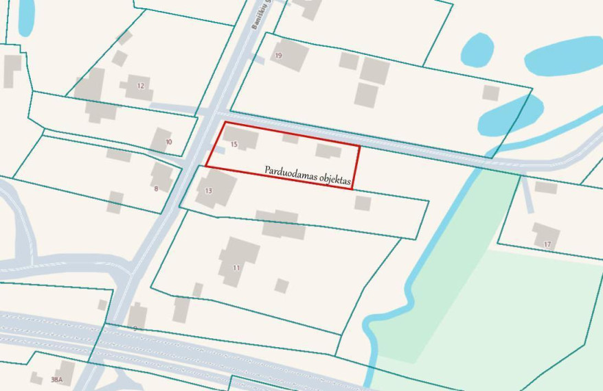 Parduodamas  sklypas Baniškių g., Vilniaus m., Vilniaus m. sav., 12 a ploto 13