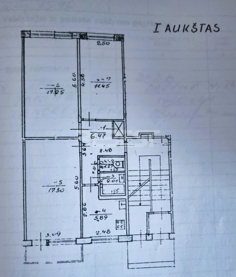 Parduodamas butas Gegužių g., Lieporiai, Šiaulių m., Šiaulių m. sav., 61.64 m2 ploto, 3 kambariai 3
