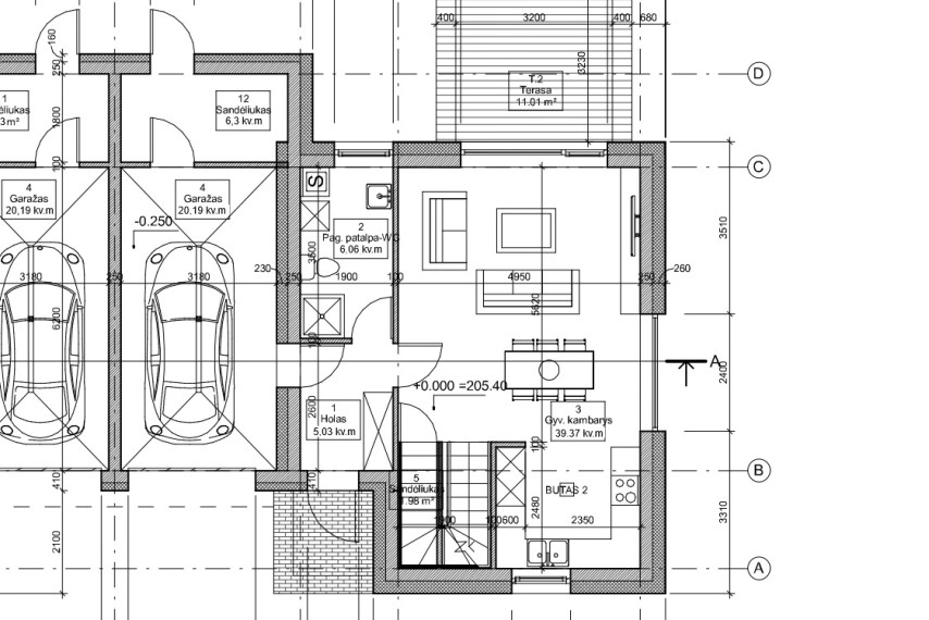 Parduodamas namas Pavilnys, Vilniaus m., Vilniaus m. sav., 127.96 m2 ploto, 2 aukštai 15