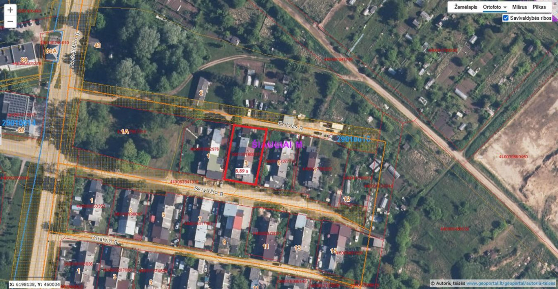 Parduodamas butas Erdvės g., Zokniai, Šiaulių m., Šiaulių m. sav., 45.08 m² ploto 2 kambariai 23