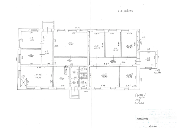 Parduodamos patalpos Viekšnių g., Mažeikių m., Mažeikių r. sav., 408.45 m² ploto 15