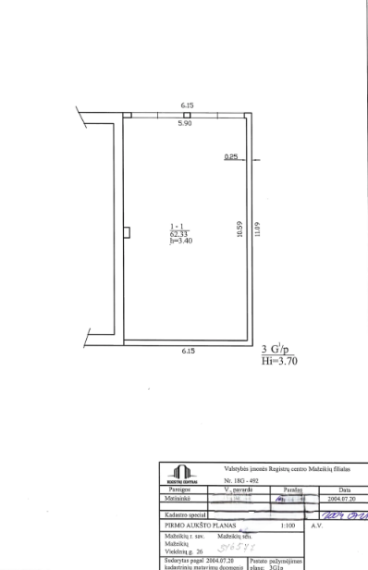 Parduodamos patalpos Viekšnių g., Mažeikių m., Mažeikių r. sav., 408.45 m² ploto 24