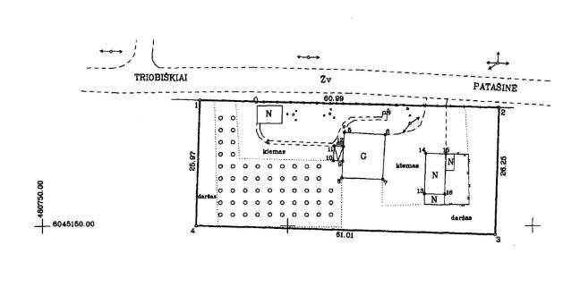 Parduodamas namas Vyšnialaukio g., Triobiškių k., Marijampolės sav., 36.90 m² ploto 3 kambariai 16