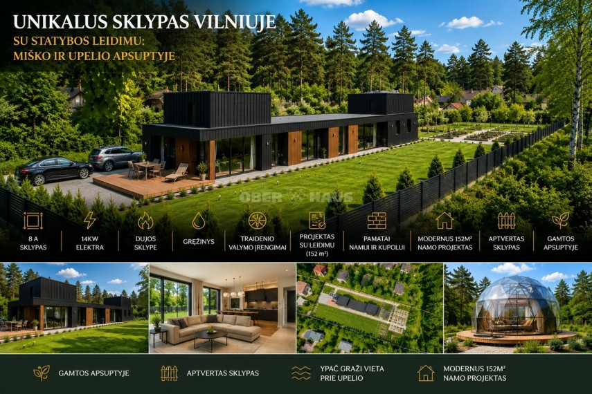 Parduodamas namų valdos paskirties sklypas Bliuzo g. , Antakalnis, Vilniaus m., Vilniaus m. sav., 8 a ploto 6