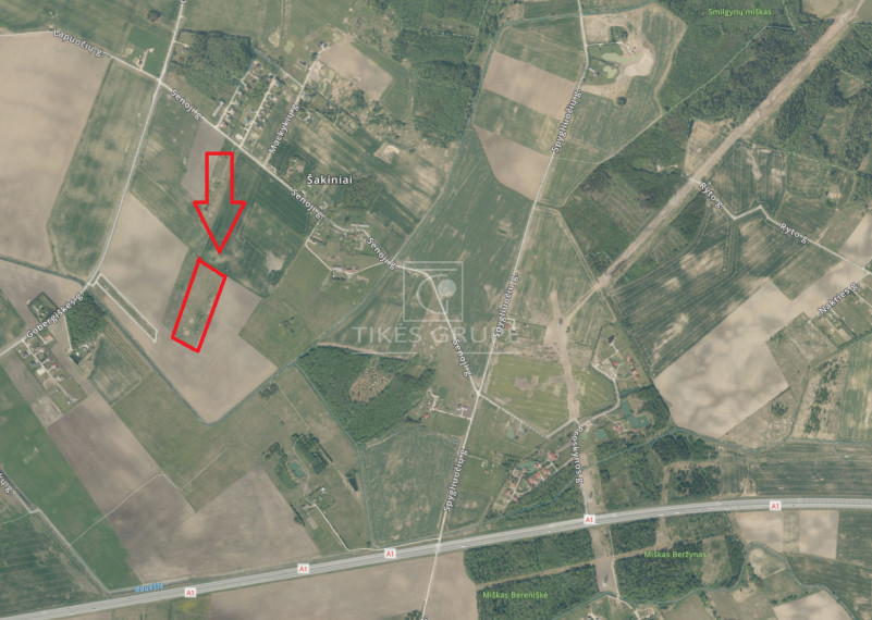 Parduodamas  sklypas Šakinių k., Klaipėdos r. sav., 324 a ploto 2