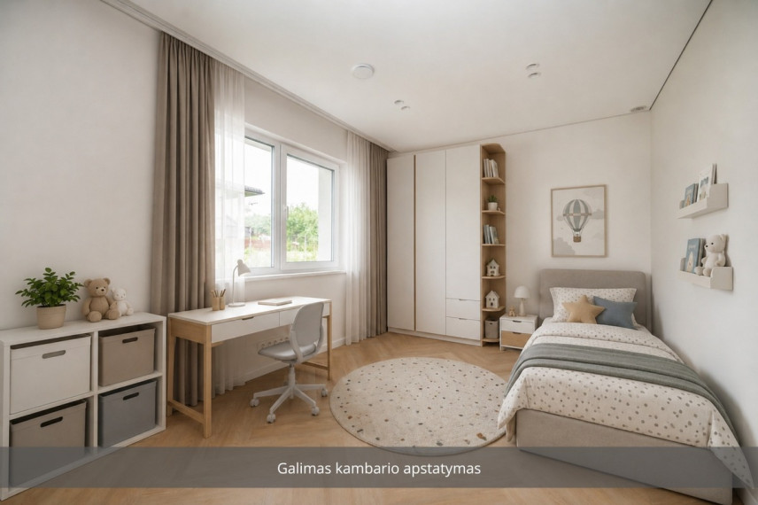 Parduodamas namas Rusakalnio g., Vievininkų k., Elektrėnų sav., 123 m2 ploto, 1 aukštai 16