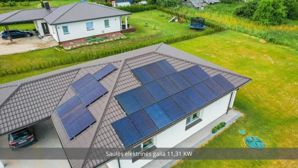 Parduodamas namas Rusakalnio g., Vievininkų k., Elektrėnų sav., 123 m2 ploto, 1 aukštai 34