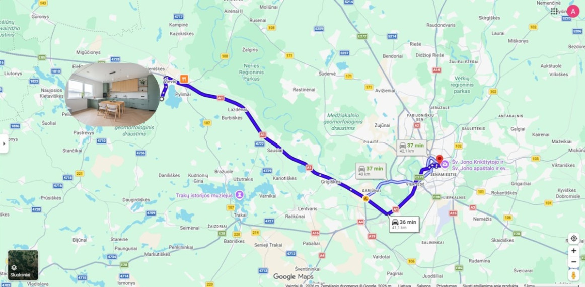 Parduodamas namas Rusakalnio g., Vievininkų k., Elektrėnų sav., 123 m2 ploto, 1 aukštai 43