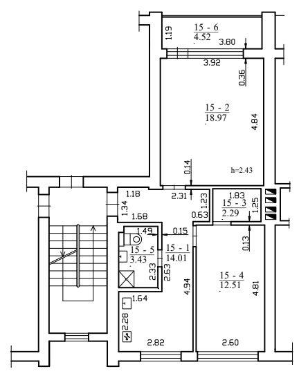 Parduodamas butas Girmuonio g., Panemunė, Kauno m., Kauno m. sav., 55.00 m² ploto 2 kambariai 19